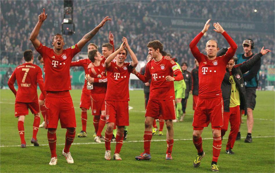 拜仁慕尼黑再次夺得德甲冠军，并锁定双冠王